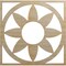 Ekena Millwork Blume Wood Fretwork Pierced Ceiling Medallion, Hickory, 34"OD x 11 3/4"ID x 1/4"T CMWP34X34X0250BLHI - alternate 1